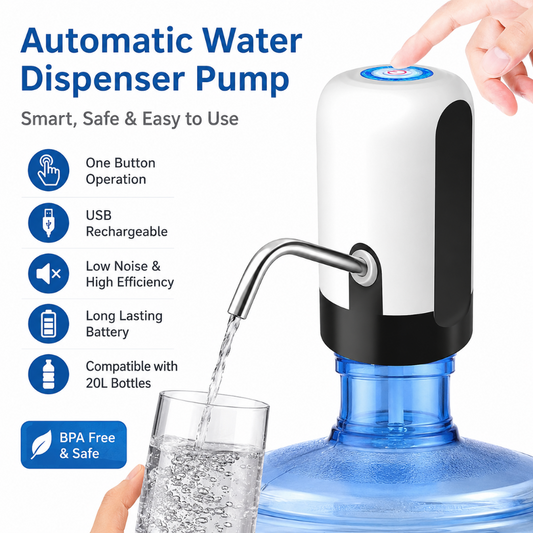 USB Rechargeable Automatic Water Dispenser Pump for 20L Bottles